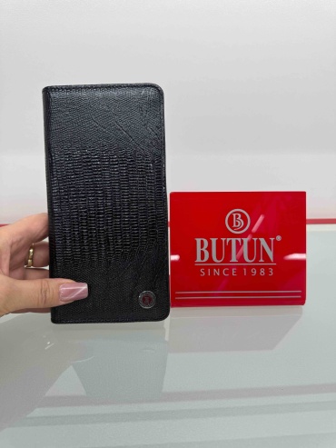 Кошелек BUTUN натуральная кожа черный