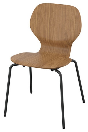 Стул IKEA SKÅLSTA, 82x52x50 см, коричневый 1 шт.