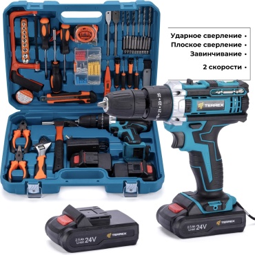 TERREX дрель-шуруповерт TX-2801D