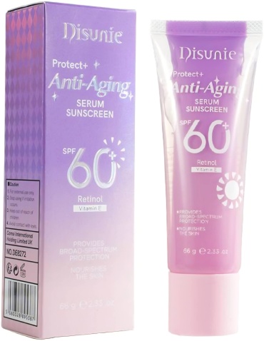 Disunie крем-сыворотка Солнцезащитный крем-сыворотка Anti-Aging Serum Sunscreen с SPF 60 для лица 66 мл