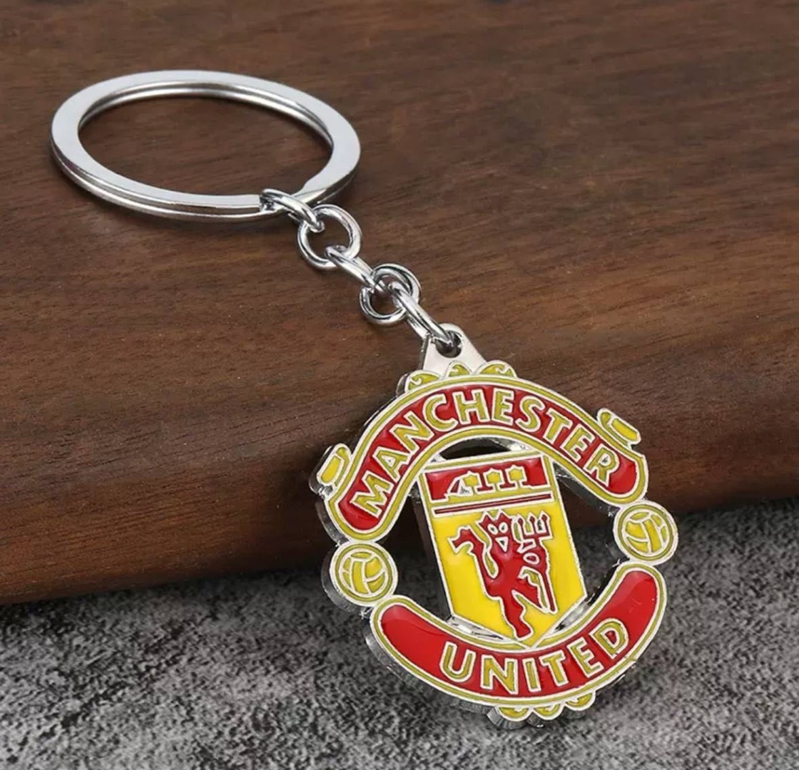 Брелок Манчестер Юнайтед Manchester United 4см металл 1 шт