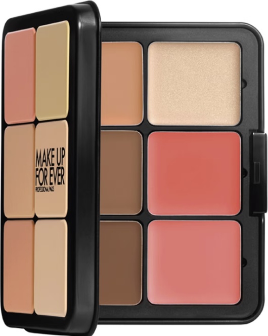Make Up For Ever HD Skin All-In-One Palette Harmony румяна, бронзер, скульптор, крем-хайлайтер 1 - Light to Medium