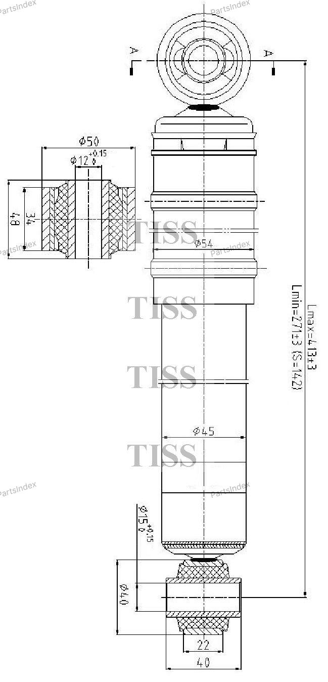Амортизатор JD Амортизатор Подвески JAA0258