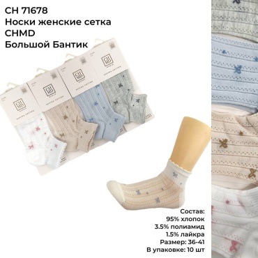 Носки Passo 10 пар мультиколор 36-41