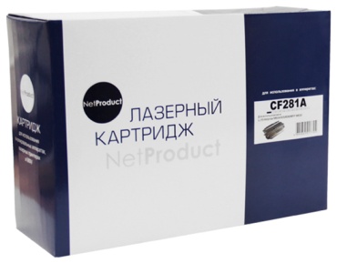 NetProduct N-CF281A с чипом черный