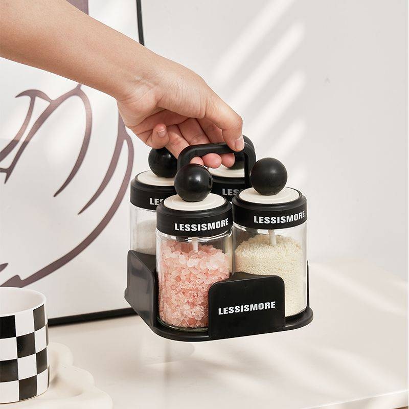 Eva Goods набор для специй стильный, из прозрачного стекла, стекло
