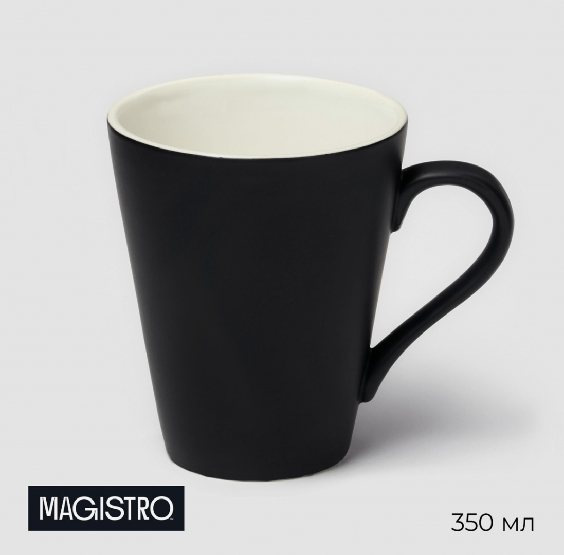 Кружка Magistro , 350 мл, фарфор, 1 шт.