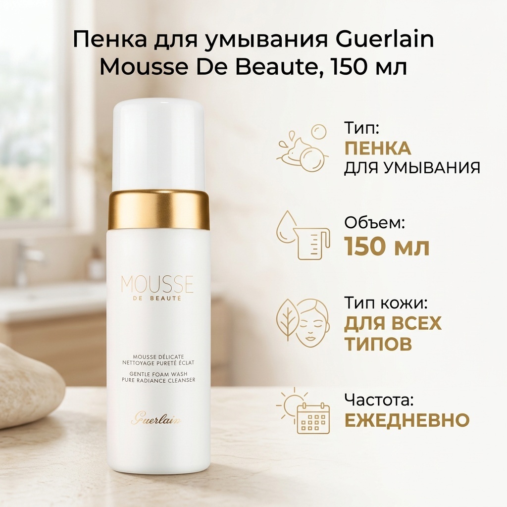 Guerlain Mousse De Beaute пенка 150 мл