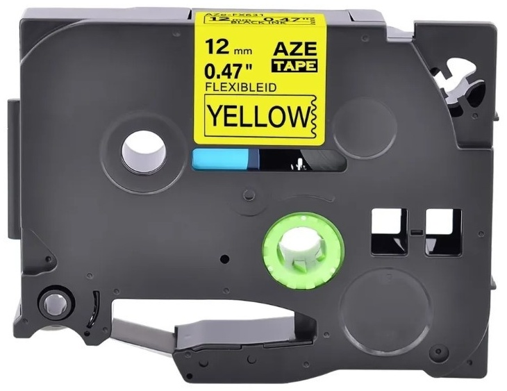 Картридж Brother TZe-FX631 желтый