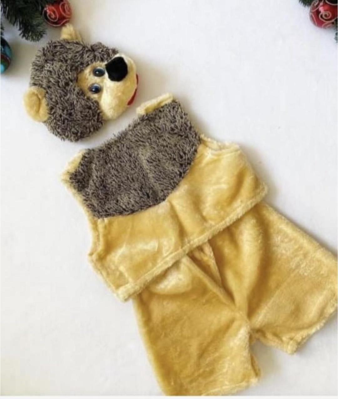 Костюм Ёжик коричневый, бежевый