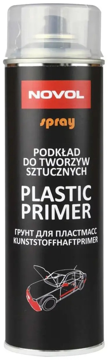 NOVOL Грунт для пластмасс PLASTIC PRIMER, прозрачный, 500 мл