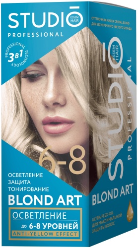 STUDIO PROFESSIONAL 3D Осветление 6-8 крем-краска 100 мл