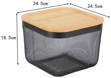 ARS корзина универсальная 25x19x25 см, металл