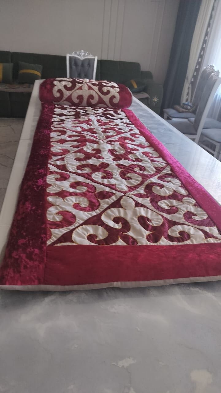 Корпе 200x80 см, вата, бордовый