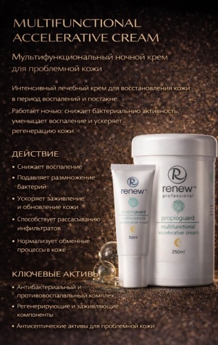 RENEW крем RENEW Anti-Acne Cream — крем от акне, воспалений и высыпаний, 50 мл для лица, для зоны декольте 50 мл