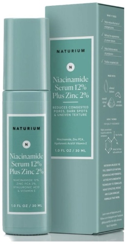 Naturium сыворотка Niacinamide Serum 12% Plus Zinc 2% для лица 30 мл