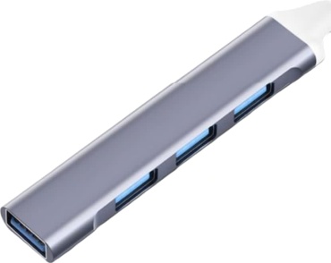 Док-станция 4Ports-TYPE-C Белый серый