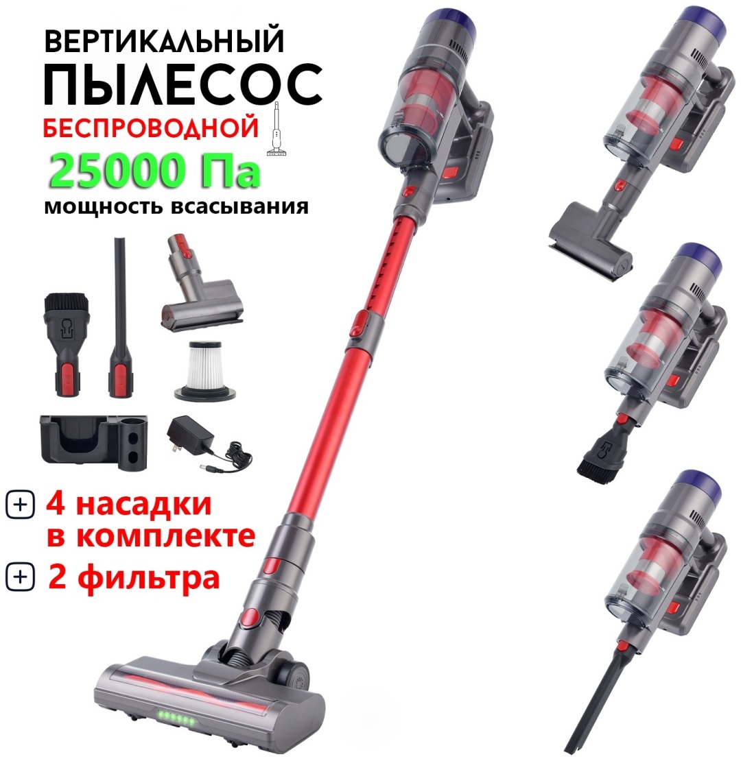 Пылесос Nagashi C711 красный