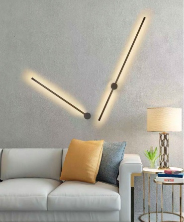 Бра настенный LED, черный