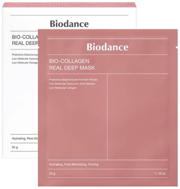 Маска для лица Biodance гидрогелевая, ночная Bio-Collagen Real Deep 4 шт