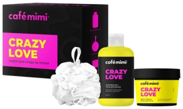 Cafe Mimi Набор для ухода за телом "CRAZY LOVE", 320 мл набор для тела для женщин