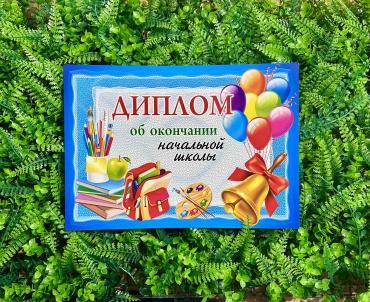 Диплом Об окончании начальной школы А4 1 шт