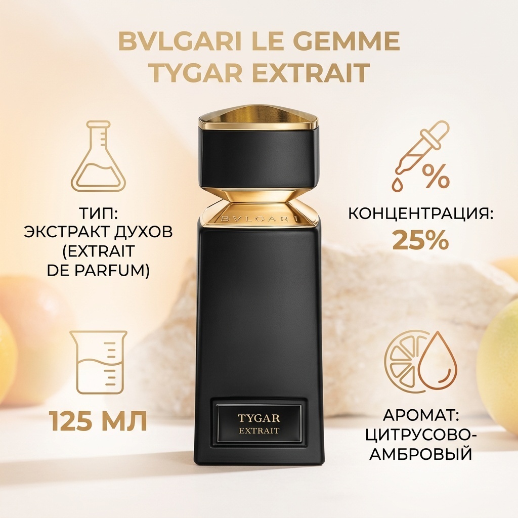 BVLGARI Le Gemme Tygar Extrait экстракт духов Extrait de Parfum 125 мл, унисекс