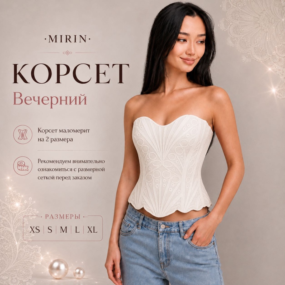 Корсет MIRIN белый