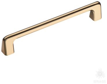 Ручка-скоба Brass 1107 160MP11, ЦАМ, 16 мм, золотистый