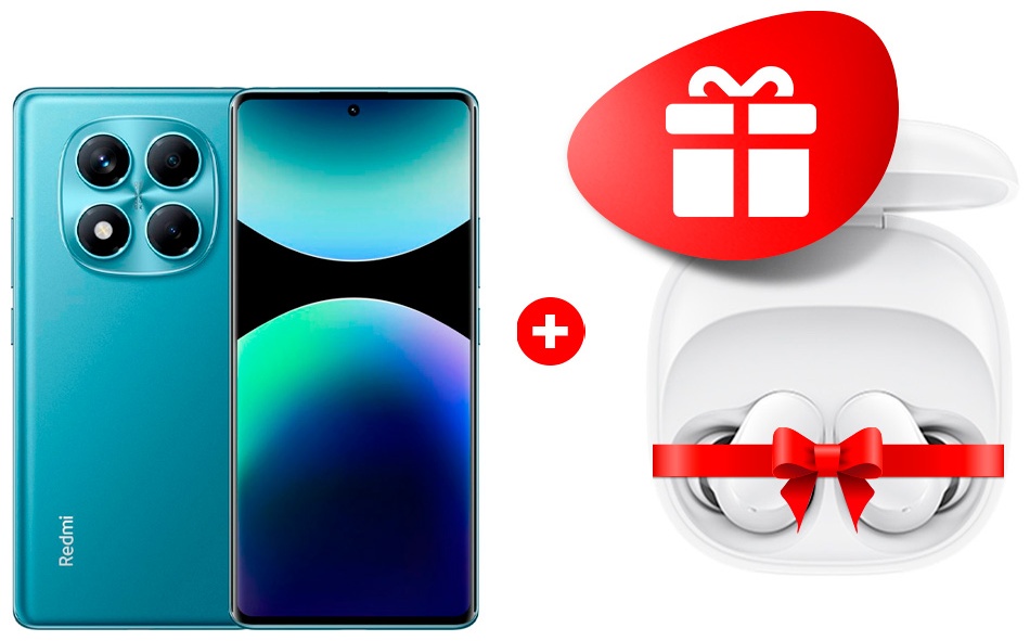 Смартфон Xiaomi Redmi Note 14 PRO 8 ГБ/256 ГБ синий + подарок