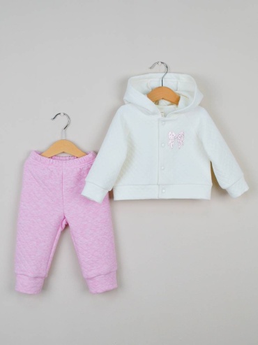 Комплект Baby Boom розовый, молочный