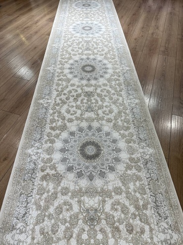 Ковровая дорожка Yusuf Hali короткий ворс, акрил, хлопок, полиэстер, 150 см x 9.5 м