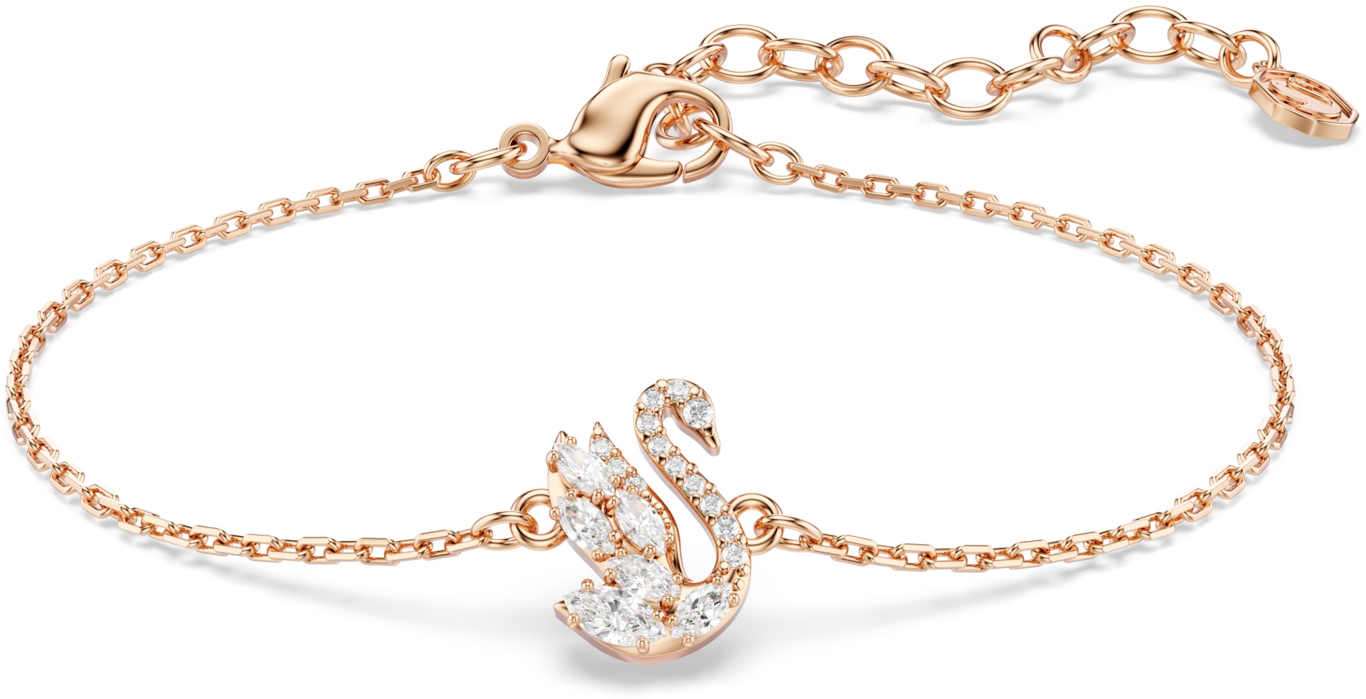 Swarovski длина 24 см бижутерный сплав, кристаллы Swarovski