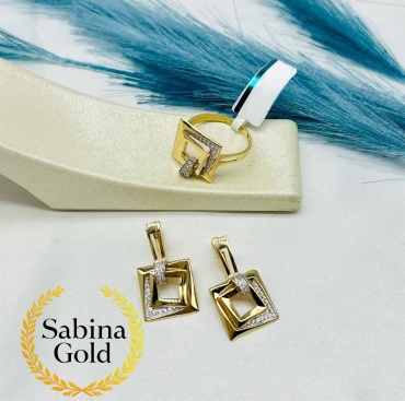 Sabina Gold KMP-SBN-310 вес 7.97 г золото, фианит