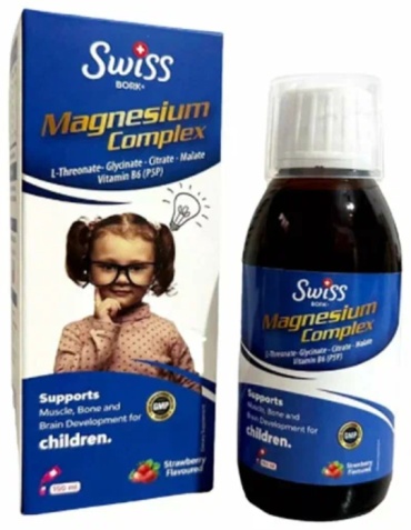 Swiss Bork Магний сироп для детей (Magnesium complex+B6) сироп 150