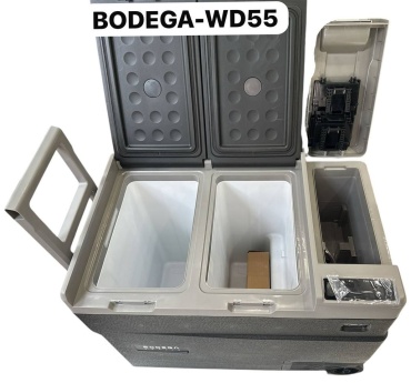 BODEGA cooler компрессорный WD55 ISMA 55 л серый