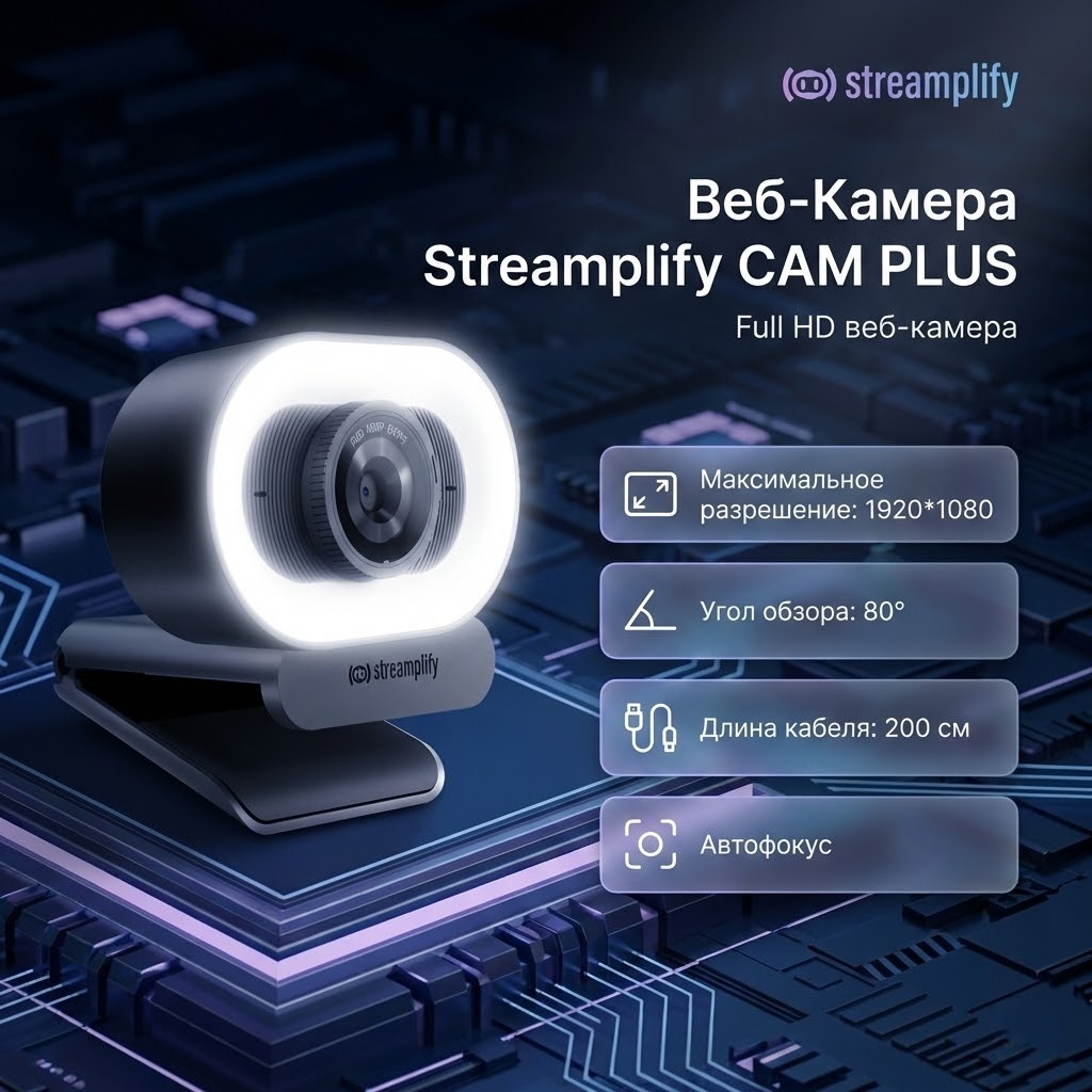Веб-камера Streamplify CAM PLUS