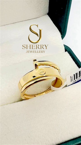 SHERRY 9601752 размер 17.5 вес 1.46 г золото, без вставок