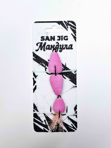 Микромандула 30030903_Микромандула san jig 70мм розовый ручная работа 1 шт 70 мм Розовый