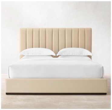 Room beds кровать двухспальный двуспальная, 180x200 см (с матрасом, без подъёмного механизма) бежевый