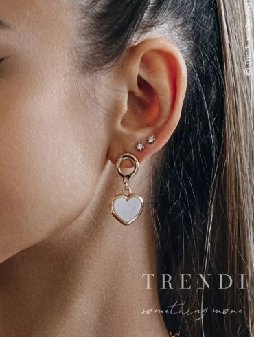 Серьги Trendi бижутерный сплав, ювелирная смола