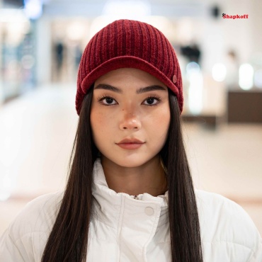 Бейсболка Shapkoff размер 56, 57, 58, бордовый
