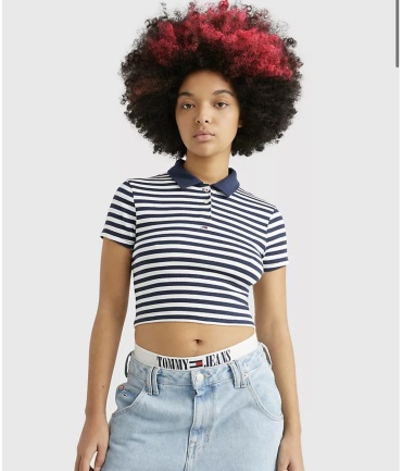Поло Tommy Hilfiger синий, белый