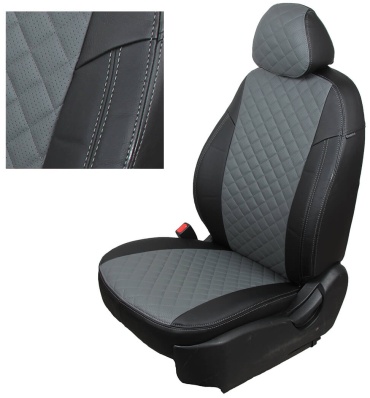 AVTOCHEHLY.KZ Kia Ceed 2012-2018 серый, черный
