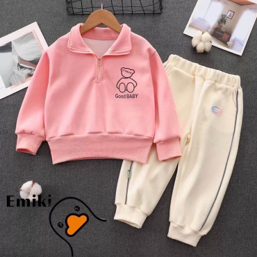 Комплект Emiki бежевый, розовый