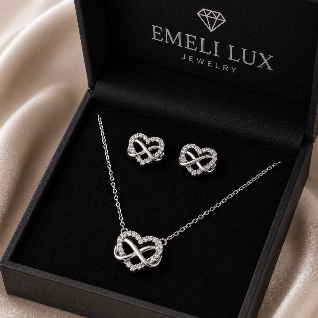 Emeli lux 24700074 вес 4.7 г сплав покрытый серебром 925, фианит