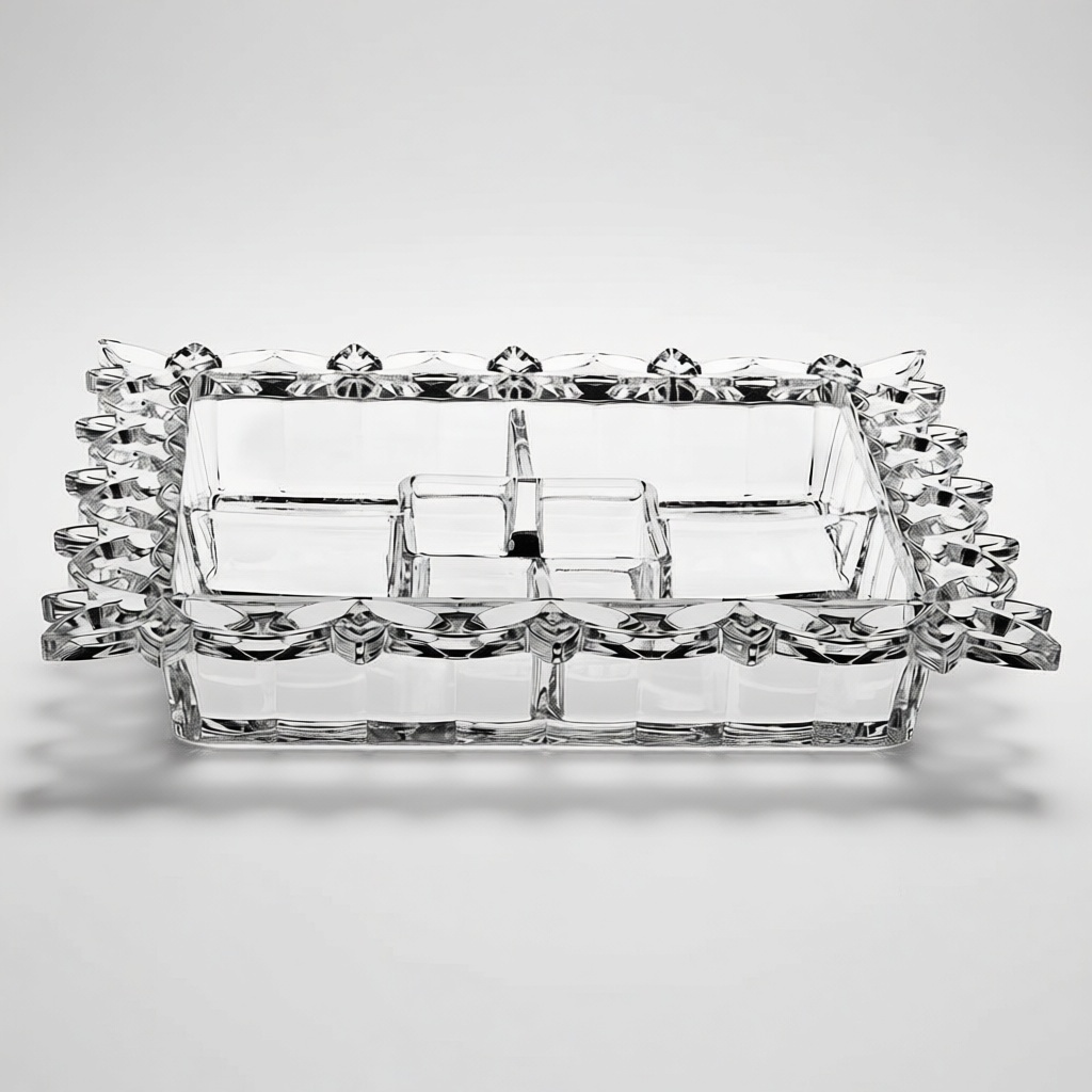 Bohemia Crystal менажница PIERCED 90302/27910/355-101 прямоугольная 1 шт
