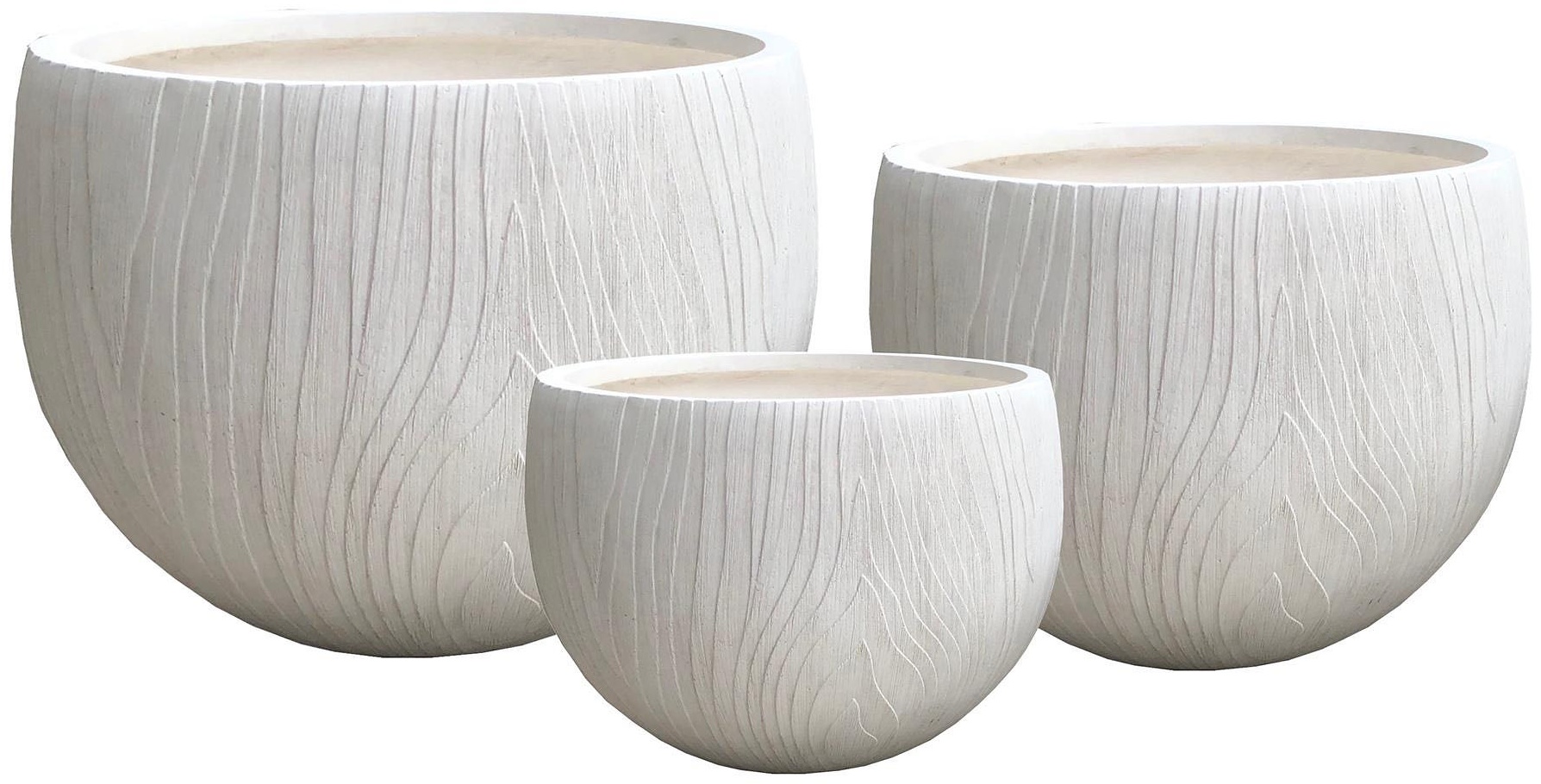Горшок для дома, для улицы, для балкона Wood , полистоун