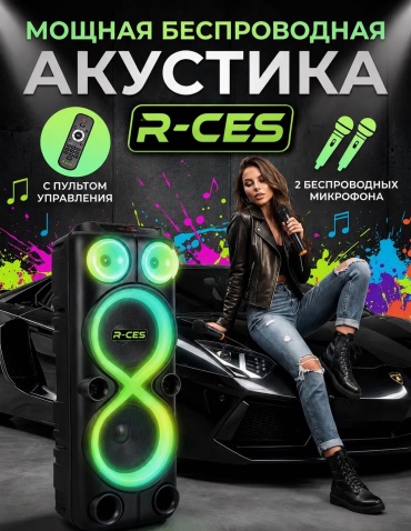 Портативная колонка R-CES 8238 черный