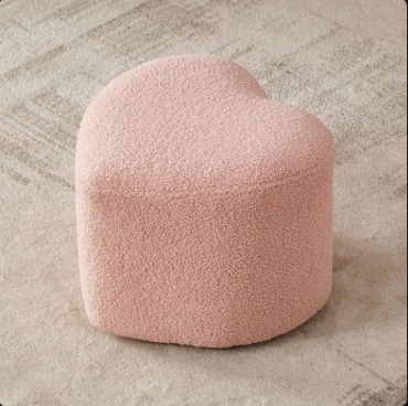 Пуф 558400140, 45x50x45 см, розовый